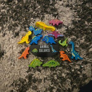 Dinosaur Stacking Action Blocks - Sensory Toddler Toy - Great Condition